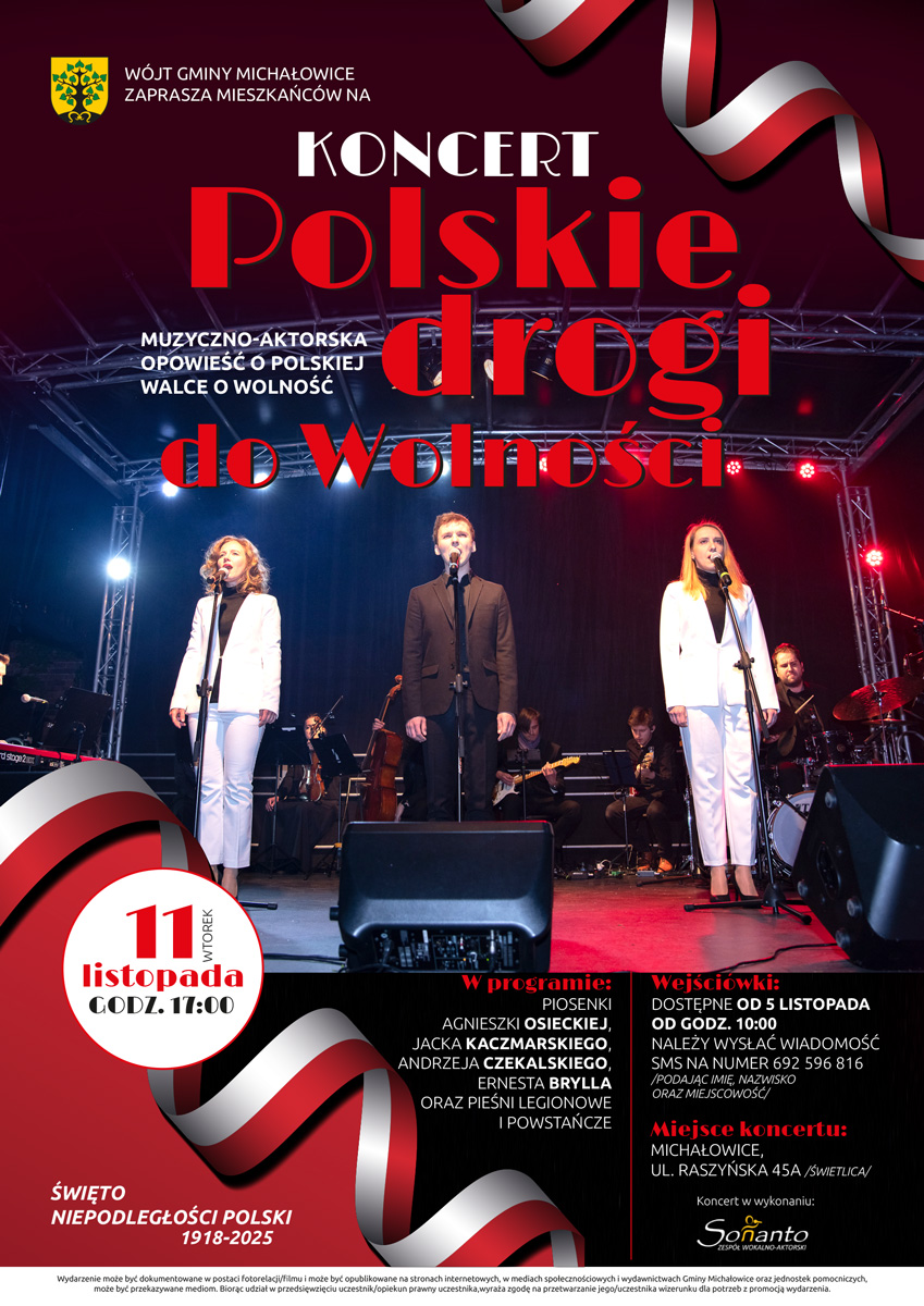 Grafika zawiera treść komunikatu