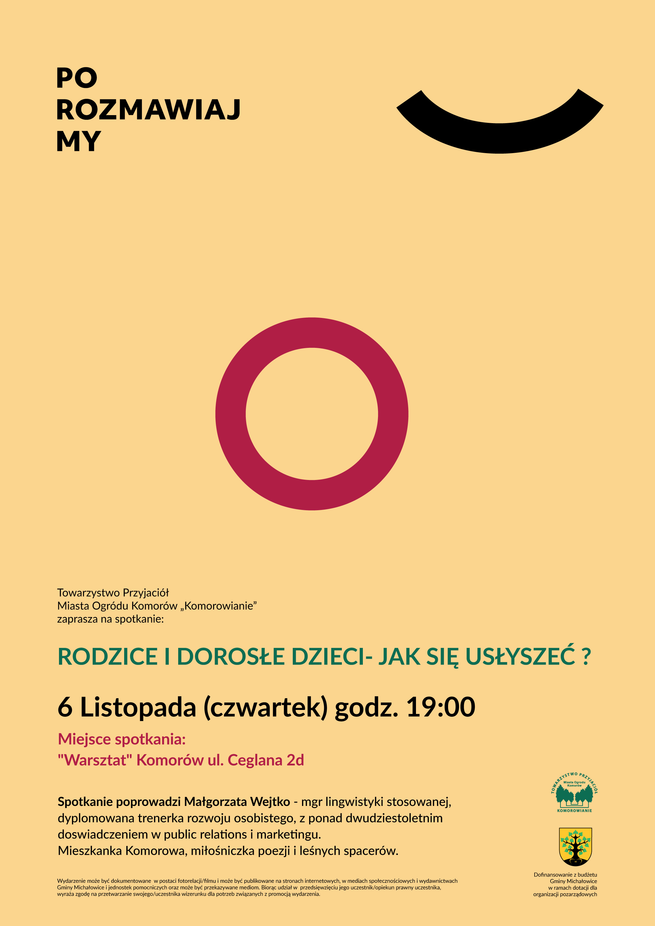 Grafika prezentuje treśc komunikatu