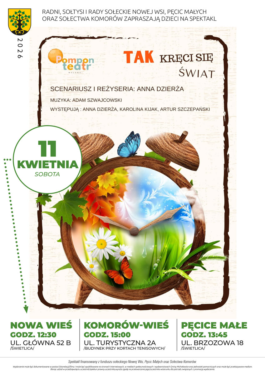 Grafika prezentuje treść komunikatu